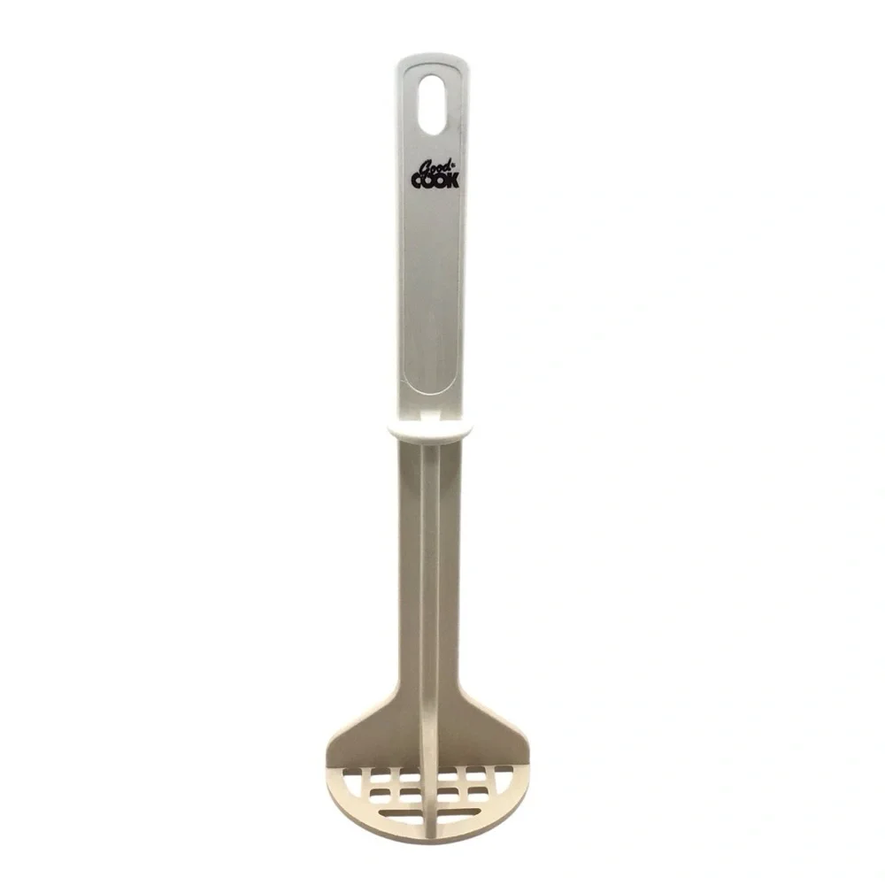 Vintage Good Cook Plastic Potato Masher Off White 10”